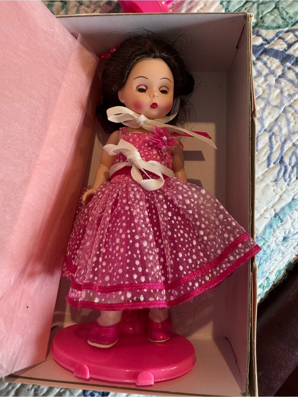 Collectible Madame Alexander Birthday Wishes doll.